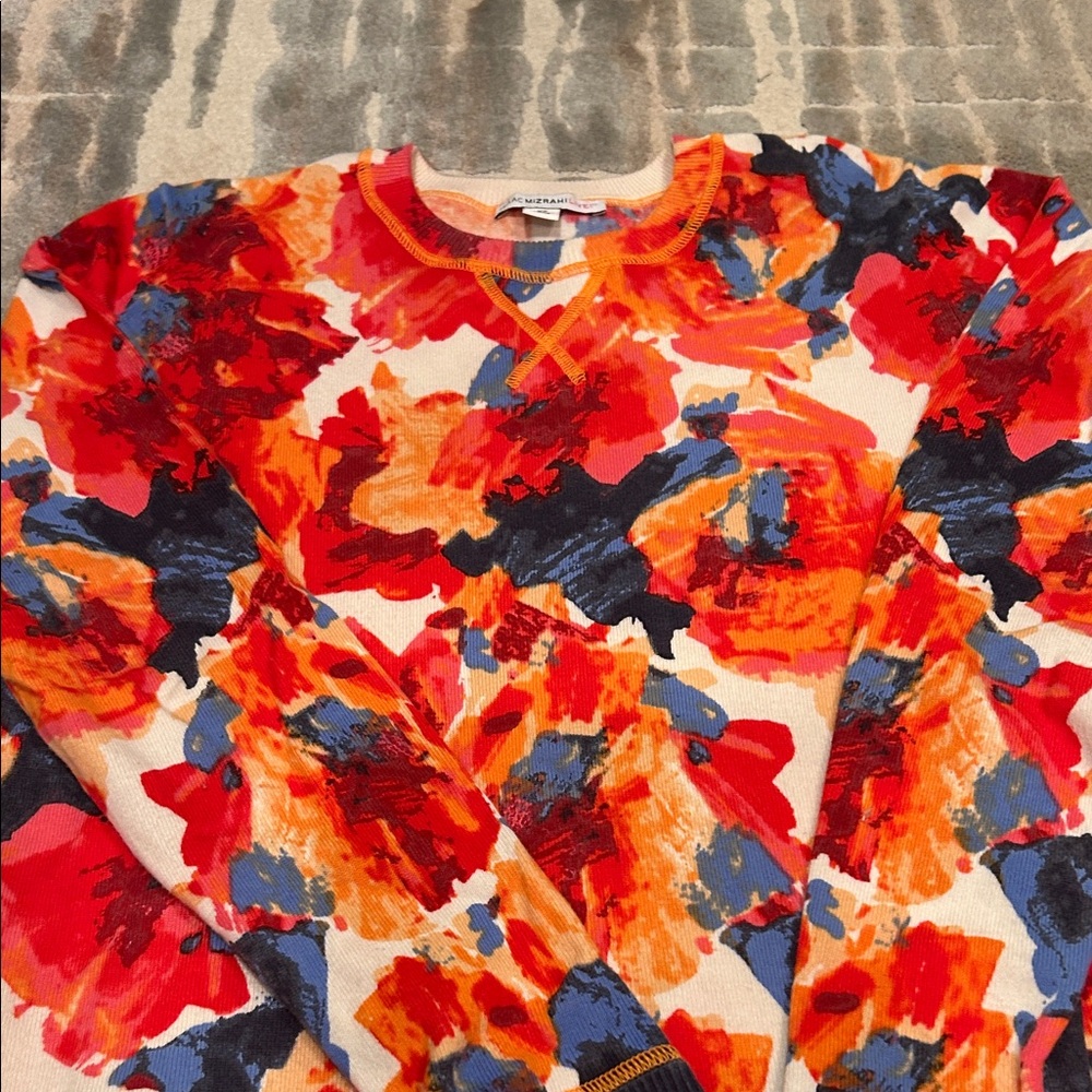 Vibrant Floral Sweater